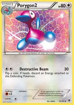 Porygon2 Pokemon card from Plasma Blast