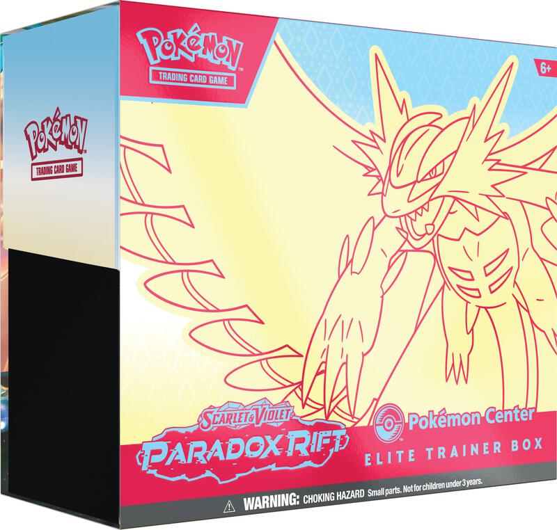Paradox Rift Pokemon Center Elite Trainer Box (Exclusive) [Roaring Moon] Pokemon card from SV04: Paradox Rift