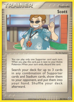 Scott Pokemon card from EX Emerald