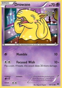 Drowzee Pokemon card from BREAKpoint
