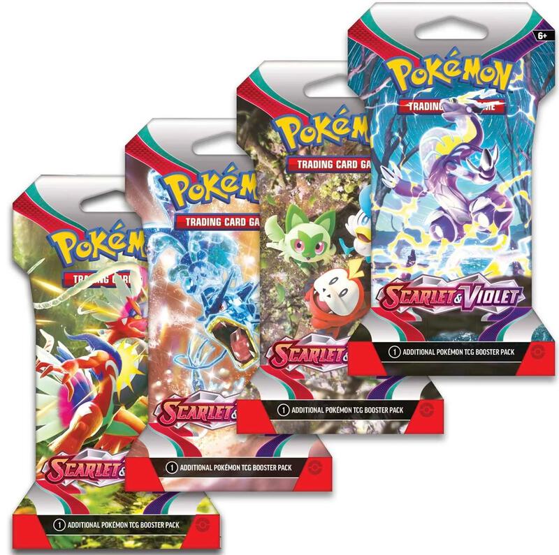 Scarlet & Violet Sleeved Booster Pack Art Bundle [Set of 4] Pokemon card from SV01: Scarlet & Violet Base Set