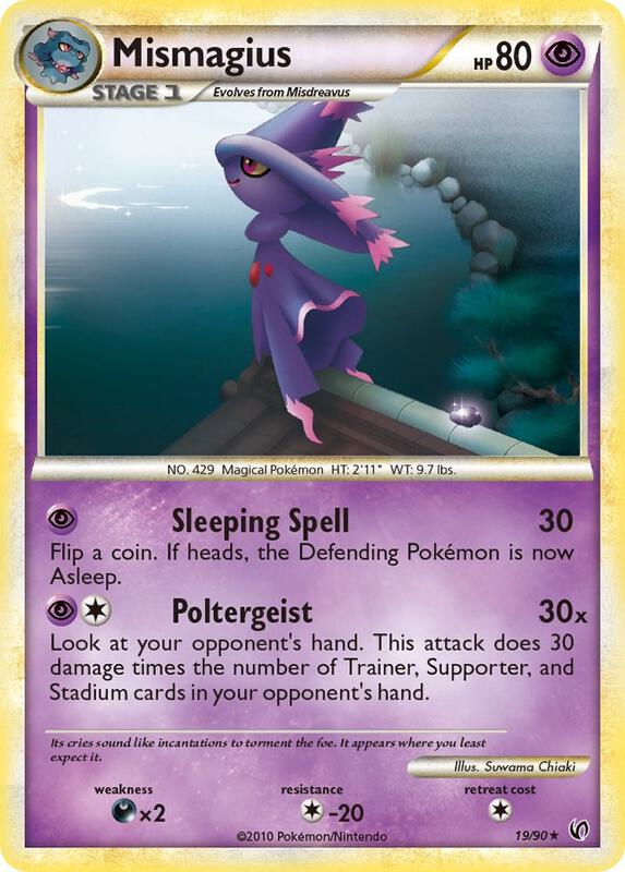 Mismagius Pokemon card from Undaunted