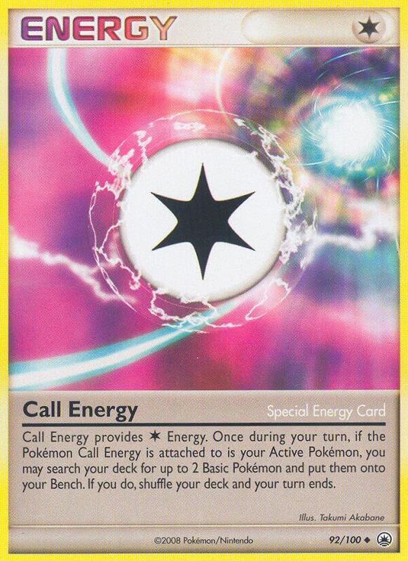 Call Energy Pokemon card from Majestic Dawn