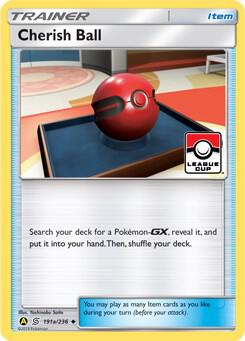Cherish Ball - 191a/236 (League Cup) Pokemon card from League & Championship Cards