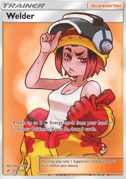 Welder Pokemon card from Unbroken Bonds