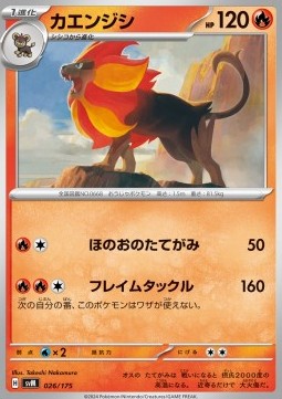 Pyroar Pokemon card from Generations Start Decks