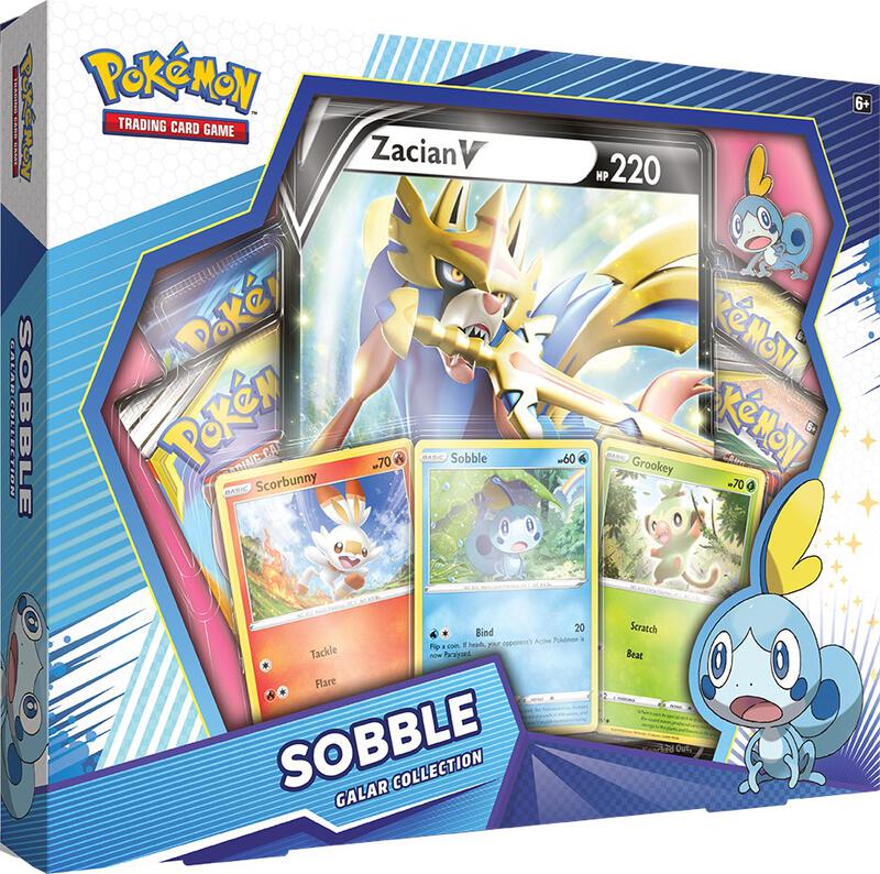 Galar Collection [Sobble] - with Zacian V Pokemon card from TCG: Tempest