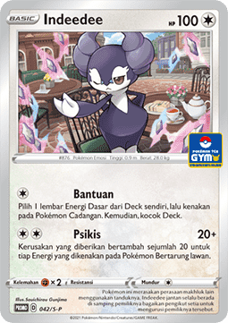 Indeedee (S-P/ID 042) Sword & Shield Indonesian Promos ID