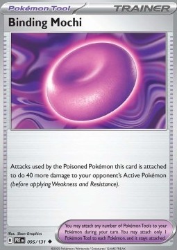 Binding Mochi Pokemon card from Prismatic Evolutions