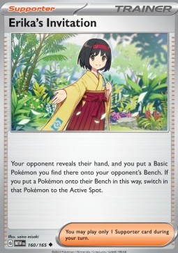 Erika's Invitation Pokemon card from 151