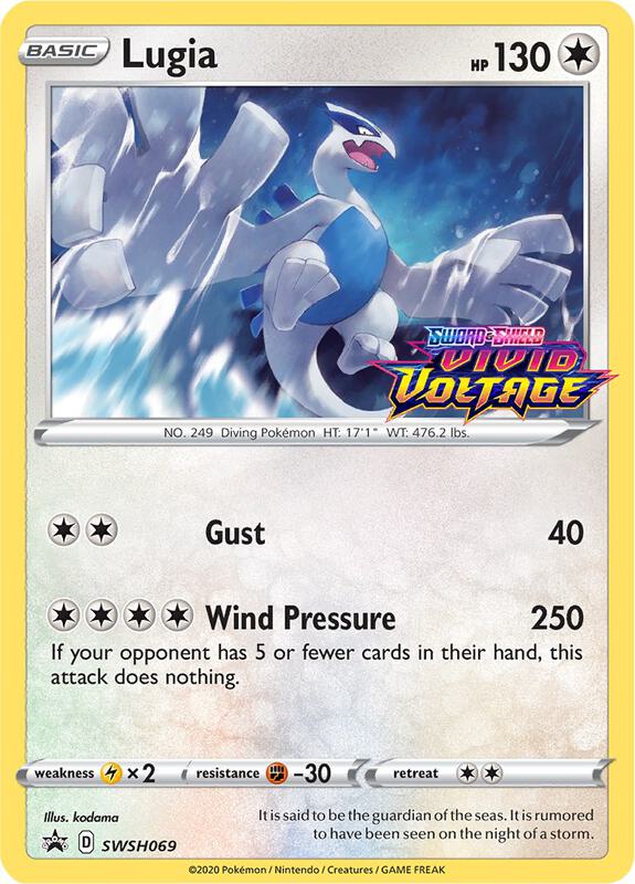 Lugia - SWSH069 (Prerelease) Pokemon card from SWSH: Sword & Shield Promo Cards