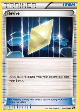 Revive Pokemon card from Black White
