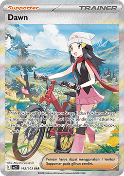 Dawn Pokemon card from Indigo Flame