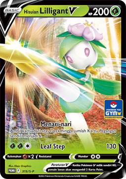 Hisuian Lilligant V (S-P/ID 315) Sword & Shield Indonesian Promos ID