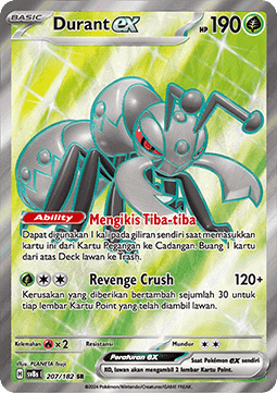 Durant ex Pokemon card from Stellar Lightning