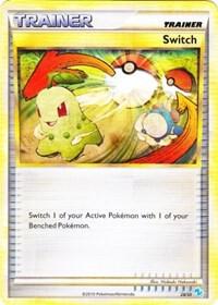 Switch (Gyarados) Pokemon card from HGSS Trainer Kit: Gyarados & Raichu