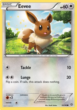 Eevee Pokemon card from Ancient Origins