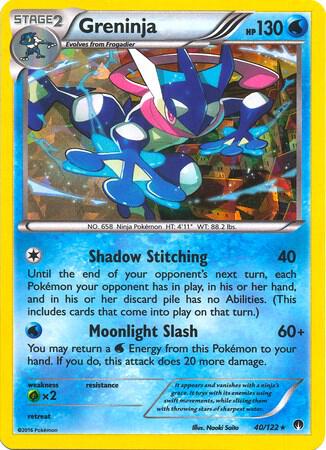 Greninja Pokemon card from Deck Exclusives
