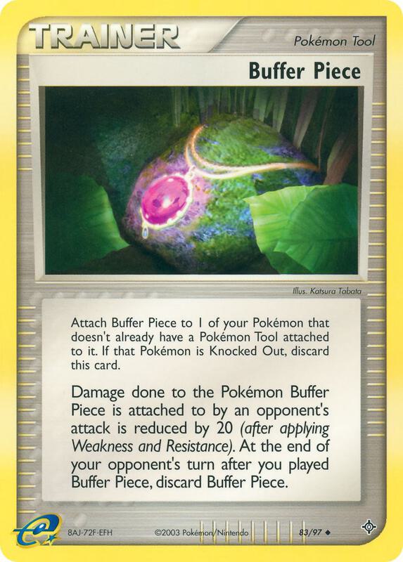 Buffer Piece Pokemon card from Dragon