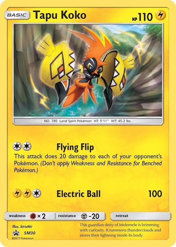 Tapu Koko - SM30 Pokemon card from SM Promos