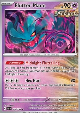 Flutter Mane Pokemon card from Temporal Forces