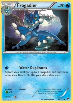 Frogadier Pokemon card from BREAKpoint