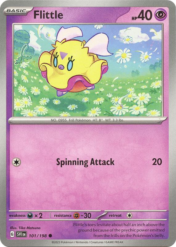 Flittle Pokemon card from SV01: Scarlet & Violet Base Set