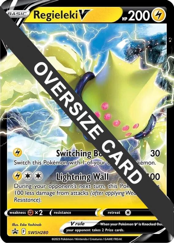 Regieleki V - SWSH280 Pokemon card from Jumbo Cards