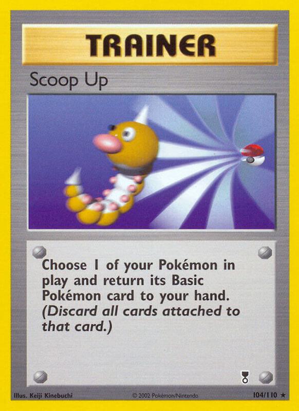 Scoop Up Pokemon card from Legendary Collection