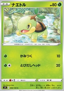 Turtwig Pokemon card from Star Birth