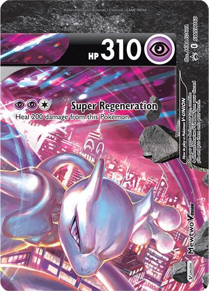 Mewtwo V-UNION - SWSH160 Pokemon card from SWSH: Sword & Shield Promo Cards