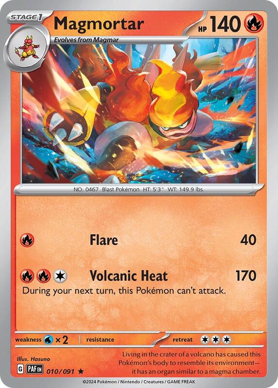 Magmortar Pokemon card from Deck Exclusives