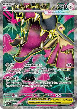 Mega Mawile ex Pokemon card from Mega Evolution IDTH