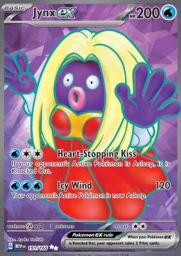 Jynx ex Pokemon card from 151