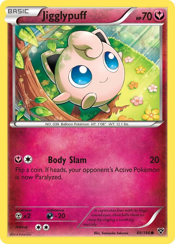Jigglypuff (88) Pokemon card from XY Base Set