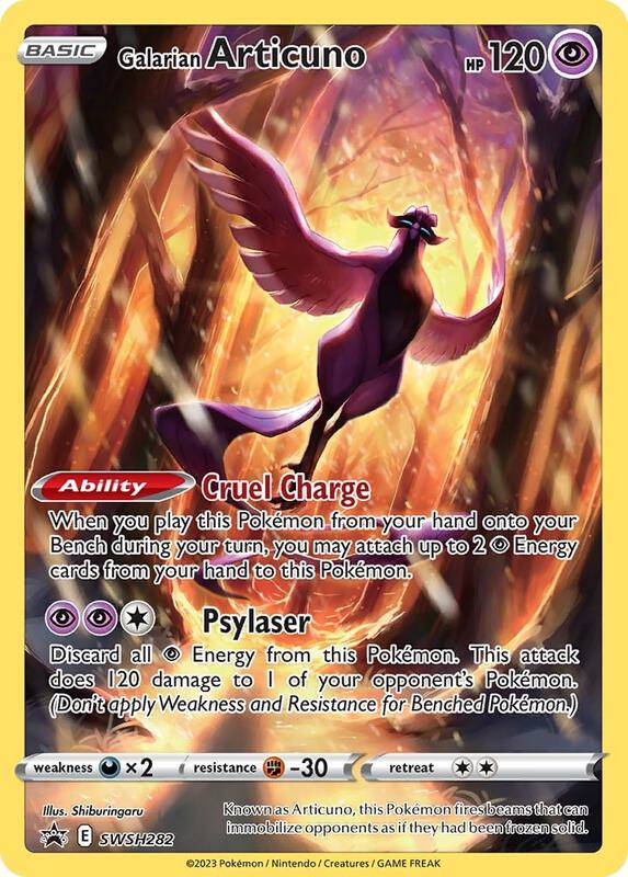 Galarian Articuno - SWSH282 Pokemon card from SWSH: Sword & Shield Promo Cards