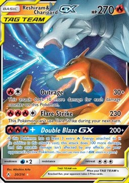 Reshiram & Charizard GX
