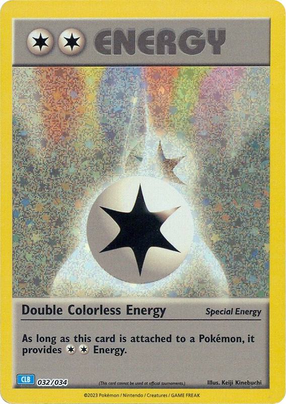 Double Colorless Energy (CLB) Pokemon card from Trading Card Game Classic