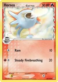 Horsea (Delta Species) Pokemon card from Holon Phantoms