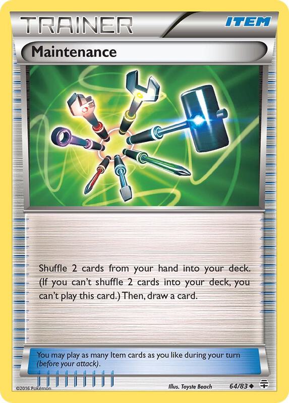 Maintenance Pokemon card from Generations