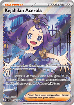 Acerola's Mischief Pokemon card from Mega Evolution IDTH