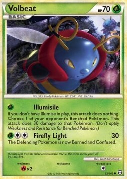 Volbeat Pokemon card from Triumphant