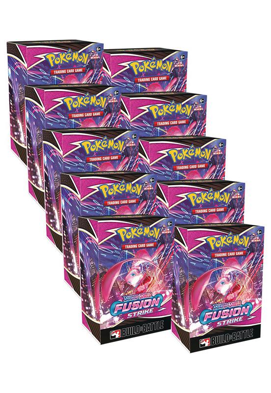 Fusion Strike Build & Battle Box Display Pokemon card from SWSH08: Fusion Strike