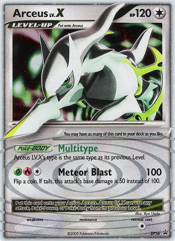 Arceus LV.X - DP56 Pokemon card from Diamond and Pearl Promos