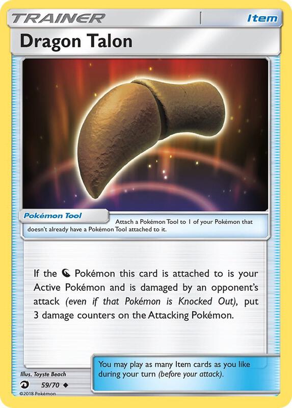 Dragon Talon Pokemon card from Dragon Majesty