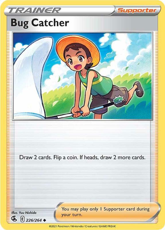 Bug Catcher Pokemon card from SWSH08: Fusion