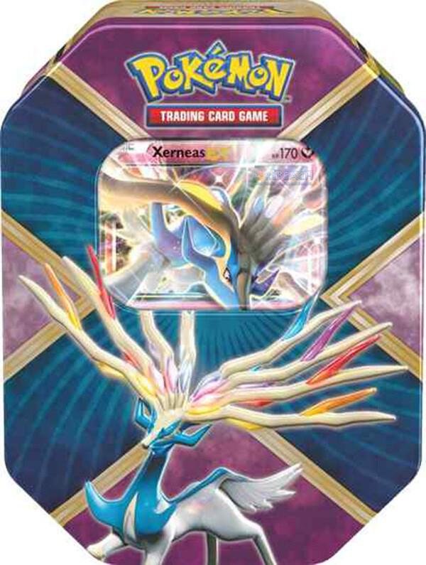 Shiny Kalos Tin [Xerneas EX] Pokemon card from XY - Fates Collide