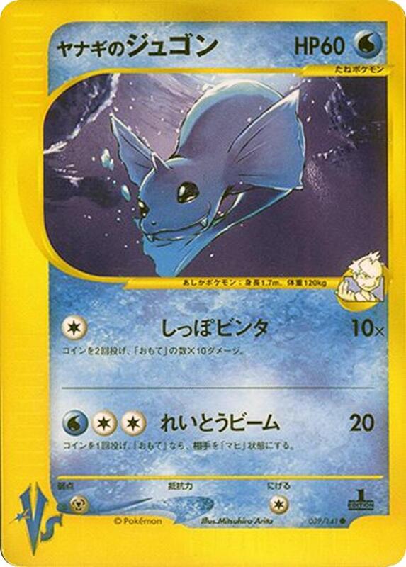 Pryce's Dewgong (Japanese) Pokemon card from Pokemon VS