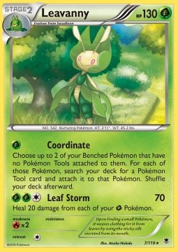 Leavanny Pokemon card from Phantom Forces