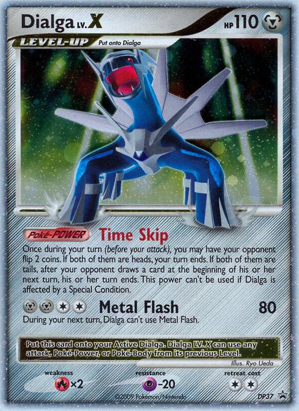 Dialga LV.X - DP37 Pokemon card from Diamond and Pearl Promos